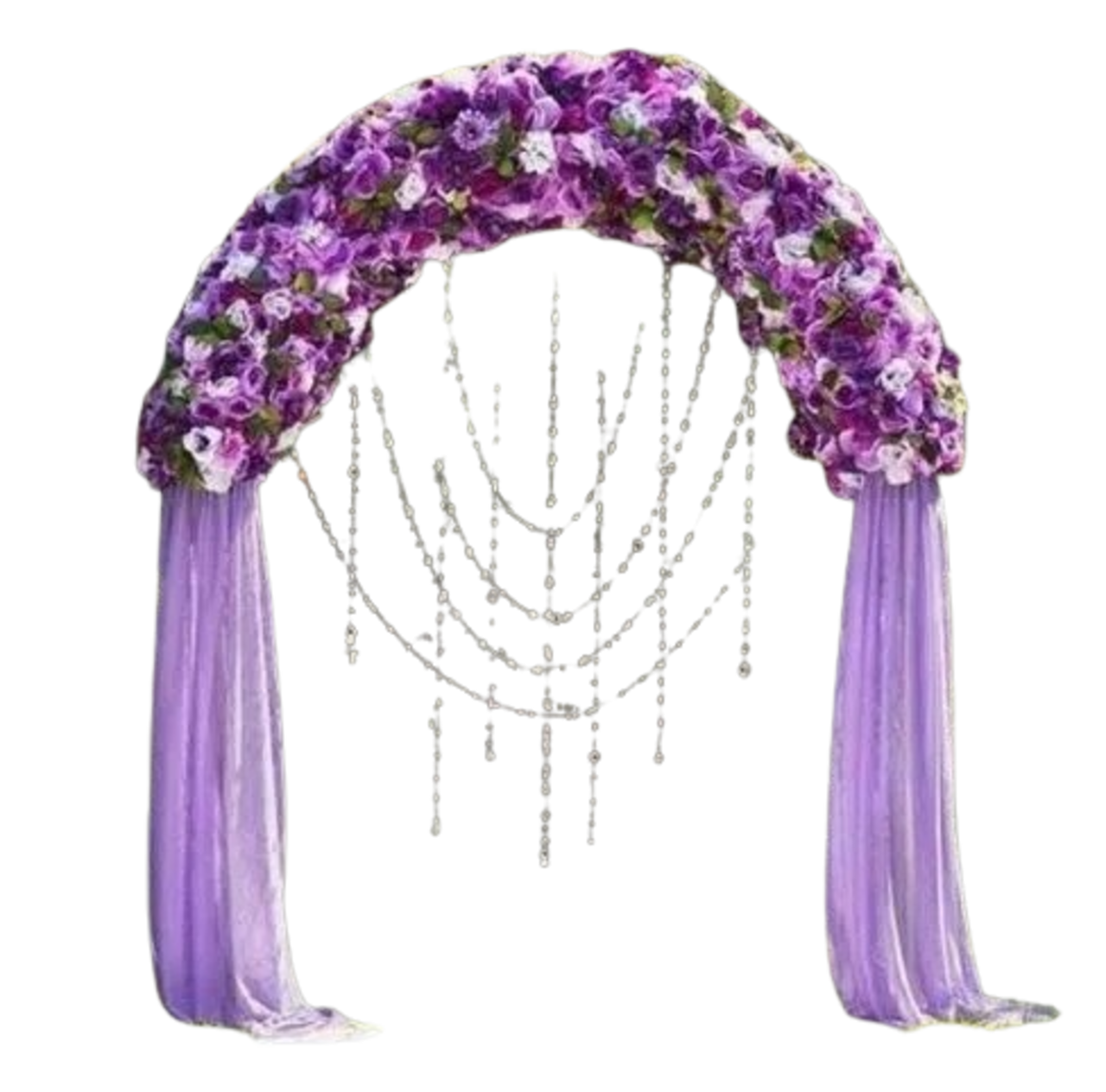 90" x 55" White Decorative Metal Wedding ARCH Party Ceremony Decorations Supply